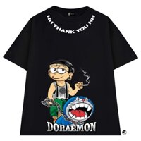 ÁO PHÔNG ÁO THUN UNISEX NAM NỮ CÓ BIG SIZE nobita doraemon chữ trên cổ