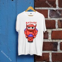 Áo Phông Baymax Big Hero 6 Unisex đẹp cực chất ngắn tay cute dễ thương P19BH6013