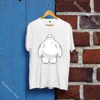 Áo Phông Baymax Big Hero 6 Unisex đẹp cực chất ngắn tay cute dễ thương P19BH6003