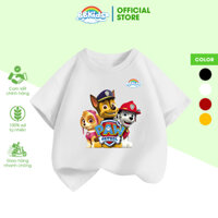 Áo Phông Bé Trai In Hình 3 Chú Chó Cứu Hộ, Áo Thun Cho Bé Chất Cotton Cao Cấp Thoáng Mát BBKids 0029