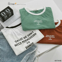 Áo Phông Beemo Cộc Tay in chữ cá tính vải cotton mềm mại thoáng mát cho bé từ 9-25kg