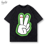 Áo phông BEEYANBUY nam wash áo thun fashion cổ tròn in hinh vâng unisex ulzzang 100% cotton-Y0791