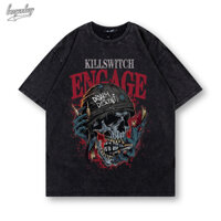 Áo phông BEEYANBUY nam wash áo thun hiphop boy phố cổ tròn  unisex ulzzang 100% cotton-Y0820