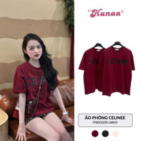 Áo Phông Ce.linn Thêu Kim Sa Chữ Bling Hàng QCCC