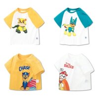 Áo phông cho bé đôi chó cứu hộ 100% cotton chính hãng Buukids
