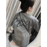 Áo phông chữ in to sau lưng Ảnh Thật2024