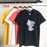 Áo phông cộc mèo hello kitty