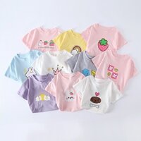 Áo phông cộc tay cho bé gái