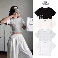 Áo phông croptop ruy băng hồng "Ribbon" The Louis19