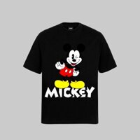 Áo Phông Đôi Mickey Màu Đen Trắng