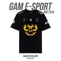 Áo Phông Đội Tuyển GAM ESPORT | Áo thi đấu Liên Minh Huyền Thoại | Mùa giải MSI 2024 | Áo thi đấu các đội tuyển game