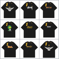 Áo Phông DREW Tổng Hợp 2024 Unisex Nam Nữ Chất Liệu Cotton Thoáng Mát, Áo Thun Form Rộng Hottrend KUNSHOP