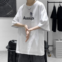 Áo Phông Free Size Trắng Hình đơn giản