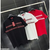 Áo Phông G.C In Kẻ Ngang Ngực, Áo Thun Nam Nữ Unisex Phong Cách Hottrend 2025