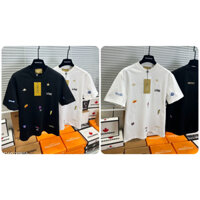 Áo Phông GC Nam Thêu Sticker Siêu Cute - Áo GC Nam Nữ Thêu Sticker Cực Đẹp