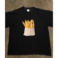 Áo Phông Hè Cổ Tròn Phối Họa Tiết Bịch Kẹo Que Sành Điệu, Chất Liệu Cotton Khô Mềm Mịn Thấm Hút Mồ Hôi Tốt