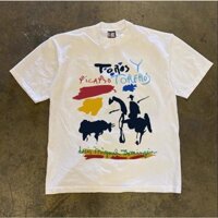 Áo Phông Hè Cộc Tay Nam Nữ Tay Lỡ Họa Tiết Kị Sĩ TOROSS Cá Tính, Chất Liệu Cotton Khô Mềm Mịn Thấm Hút Mồ Hôi Tốt