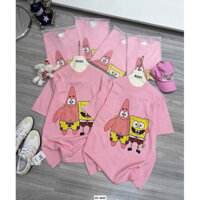 Áo Phông Hình Bọt Biển Cute Áo Phông Nữ Dáng Rộng Chất Mát