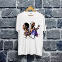 Áo Phông hình ngôi sao Bóng rổ Kobe Bryant Unisex giá rẻ phong cách mềm mại cổ tròn trẻ trung O3CD5675