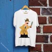 Áo Phông hình Thám tử Detective nam Cotton cute dễ thương ngắn tay cực chất U10DTT001