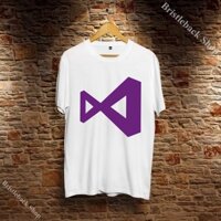 Áo Phông hình Visual Studio nam Cotton cute dễ thương ngắn tay cực chất S21MVS003