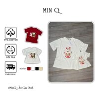 Áo phông in hình Baby three dáng unisex cho gia đình- Áo thun tay lỡ in hình theo yêu cầu cho gia đình, bé trai, bé gái