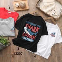 Áo phông JDK cá mập - Có 4 màu. Chất 100% cotton thấm mồ hôi - Size 110-160.