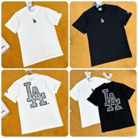 Áo Phông L.A Thêu Logo Nhỏ Nực Logo To In Sau Áo Siêu Ngầu - Áo Thun Nam Nữ Cao Cấp