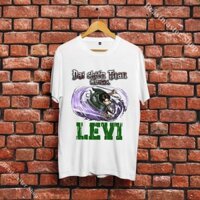 Áo Phông Levi Ackerman Attack on Titan trẻ em Cotton cute dễ thương ngắn tay cực chất R40LA011