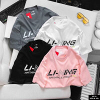 Áo phông Lining, áo thun unisex chất liệu cotton thỏa mái, trẻ trung, năng động - Bờm Since 1986