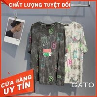 Áo Phông [LOANG GẤU 🐻] Ảnh Thật Siêu Hot Chất Cotton Lạnh,From Thụng Dấu Quần,Chất Bao Mát,Bao Đẹp
