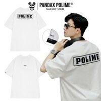 Áo phông local brand Pandax polime rich ctrl trắng , áo thun from rộng unisex , basic tee oversize nam nữ premium cotton