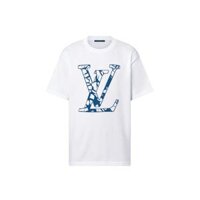 ÁO PHÔNG LOUIS VUITTON LOGO JACQUARD