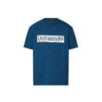ÁO PHÔNG LOUIS VUITTON LOGO INTARSIA