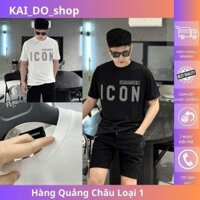 Áo Phông Mới Nhất ICDSQ2, Thiết Kế Độc Đáo Với Hình In Chữ Bóng Tạo Hiệu Ứng Phát Sáng Khi Rọi Đèn Pin Vào Buổi Tối