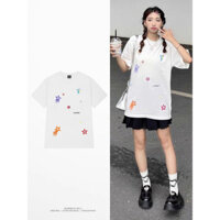 Áo phông Naley unisex form rộng 5 ngôi sao