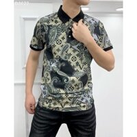 Áo phông nam - Áo polo nam 3D lá chất poly cotton cá sấu có Fullsize - AC024