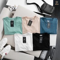 Áo phông nam, áo thun cổ tròn của fashion forall vải cotton dày dặn cao cấp basic