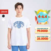 Áo phông nam CANIFA chất liệu cotton USA in hình Marvel 8TS24W003