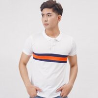 Áo Phông Nam có cổ bẻ đẹp tay ngắn thun cotton kẻ ngang AT128