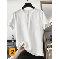 Áo Phông Nam Cổ Tàu - Áo Cổ Trụ Basic Có Size Tới 95kg ( CT03 )