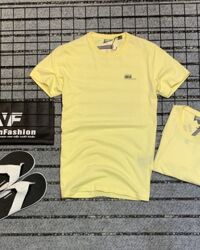 Áo phông nam cổ tim cao cấp Asos màu vàng