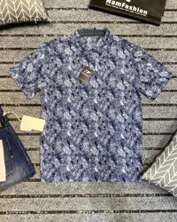 Áo phông nam họa tiết cổ bẻ cao cấp