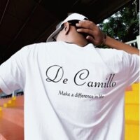 Áo phông nam ngắn tay DE CAMILLO ( Camillo T-shirt) có in logo , áo T shirt nam nữ