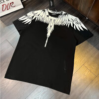 Áo Phông Nam Nữ Burlon Hình Đôi Cánh Chim Đen Trắng In Nhiệt Cực Nét Chất Liệu Cotton Cao Cấp Cực Hot Trend 2023