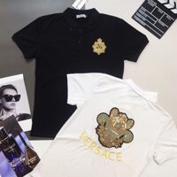 Áo phông Nam Nữ 🌵ĐỦ SIZE M - XL🌵 Áo polo Versace Kim sa, chuẩn form
