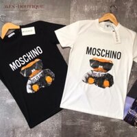Áo phông Nam Nữ ĐỦ SIZE [XẢ KHO] 💓MEN-BOUTIQUE💓 Áo T shirt Moschino gấu M-XXL -Thấm Hút Mồ Hôi Co Dãn
