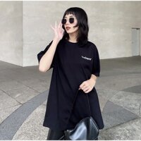 Áo phông nam nữ freesize tay lỡ PARIS, áo thun unisex mùa hè phong cách - Thuycamshop