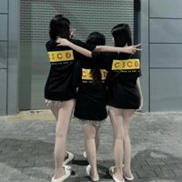 Áo Phông Nam Nữ In Chữ CSCĐ Chất Cotton From Rộng Trẻ Trung Cá Tính