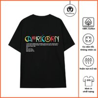 Áo phông nam nữ OTS OFFICIAL, Áo thun cotton tay lỡ form rộng cung ma kết CAPRICORN